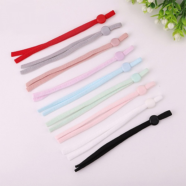 10 Mintgr&oslash;nne elastiske b&aring;nd med justerbar sp&aelig;nde til maske...