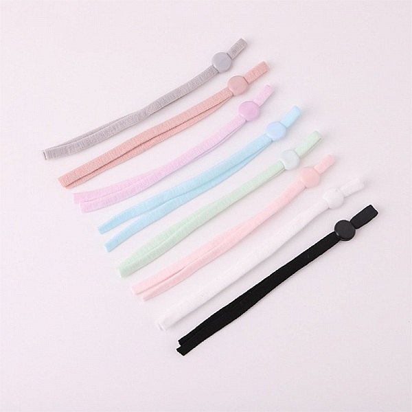 10 Mintgr&oslash;nne elastiske b&aring;nd med justerbar sp&aelig;nde til maske...