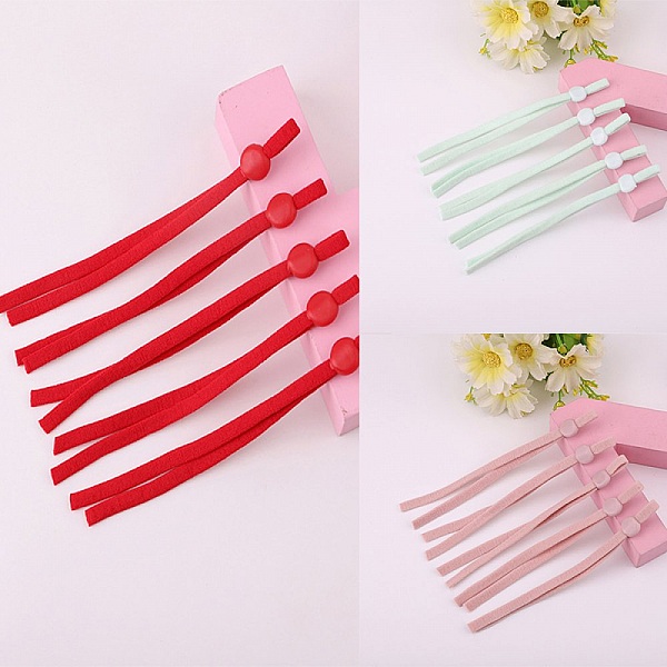 10 Mintgr&oslash;nne elastiske b&aring;nd med justerbar sp&aelig;nde til maske...