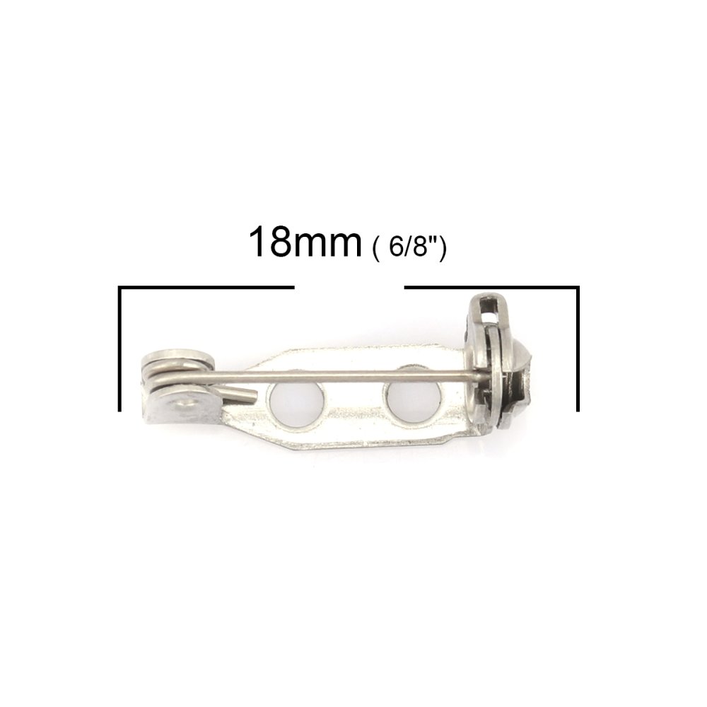 10 spindelstøtter 18 mm rustfrit stål N°01