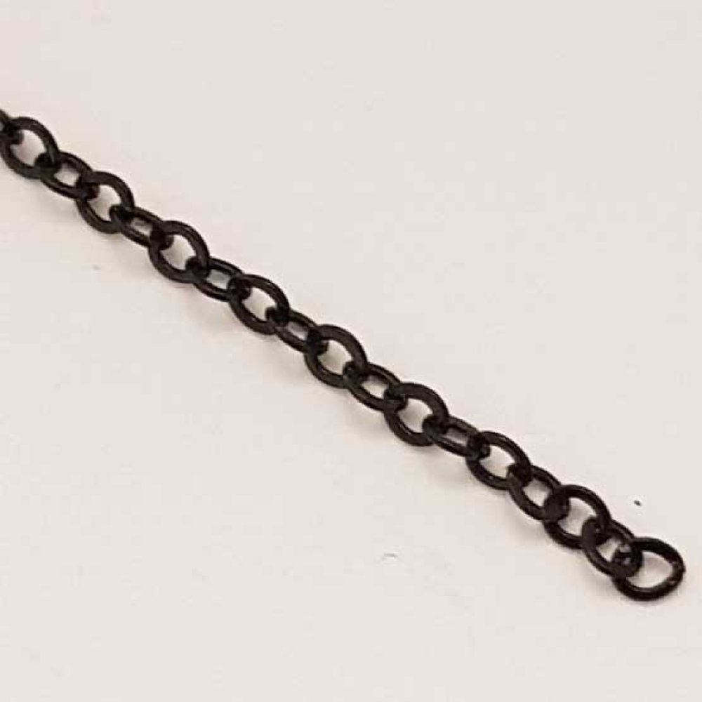 1.75 M de chaine Noir N&deg;06 3 x 2 mm