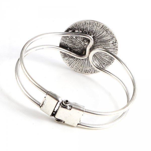 1 Bracelet support cabochon + 1 cabochon verre 25mm N&deg;03