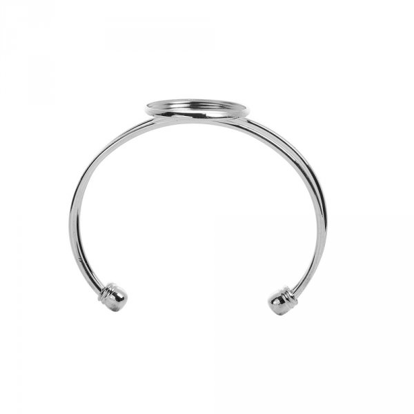 1 Cabochon st&oslash;tte armb&aring;nd + 1 glas cabochon 25 mm N&deg;01