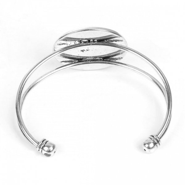 1 Cabochon st&oslash;tte armb&aring;nd + 1 glas cabochon 30 mm N&deg;01