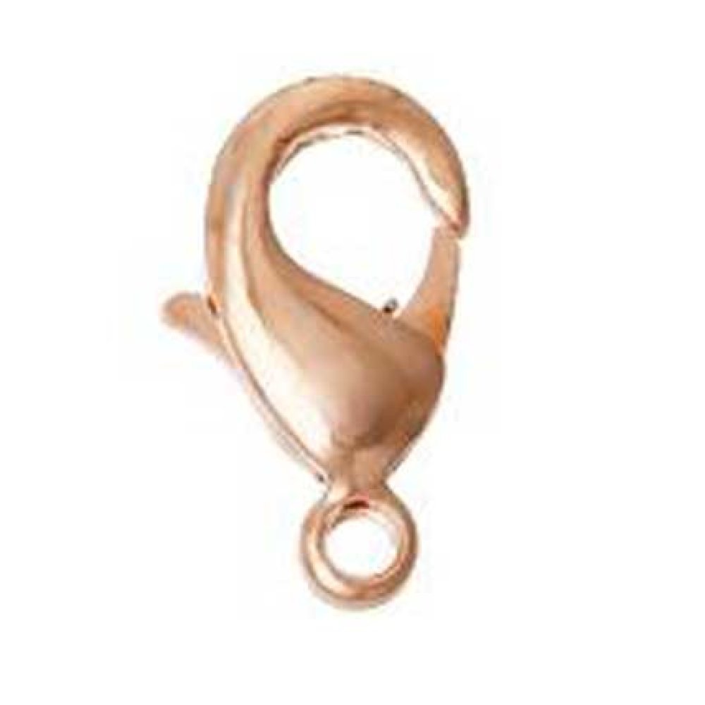 1 karabinlås 15 x 08 mm Guld Rosé