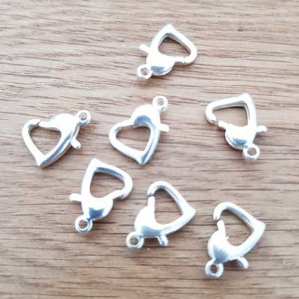 1 karabinl&aring;s hjerte 13 mm