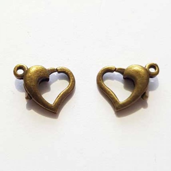 1 karabinl&aring;s hjerte 13 mm