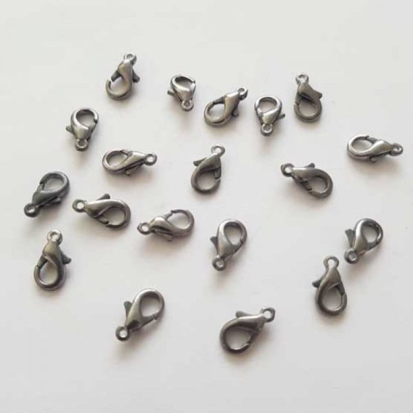 1 Fermoir Mousqueton 10 x 06 mm N&deg;02