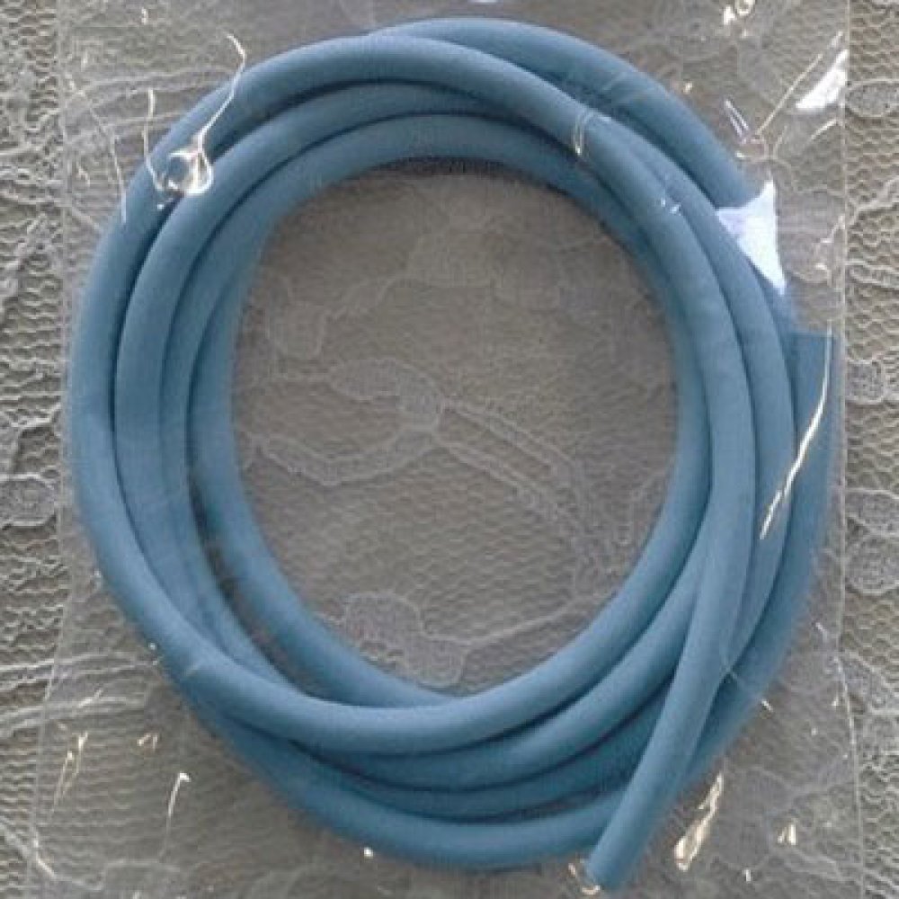 1 meter Pvc Hollow Cord 4 mm turkis pastel