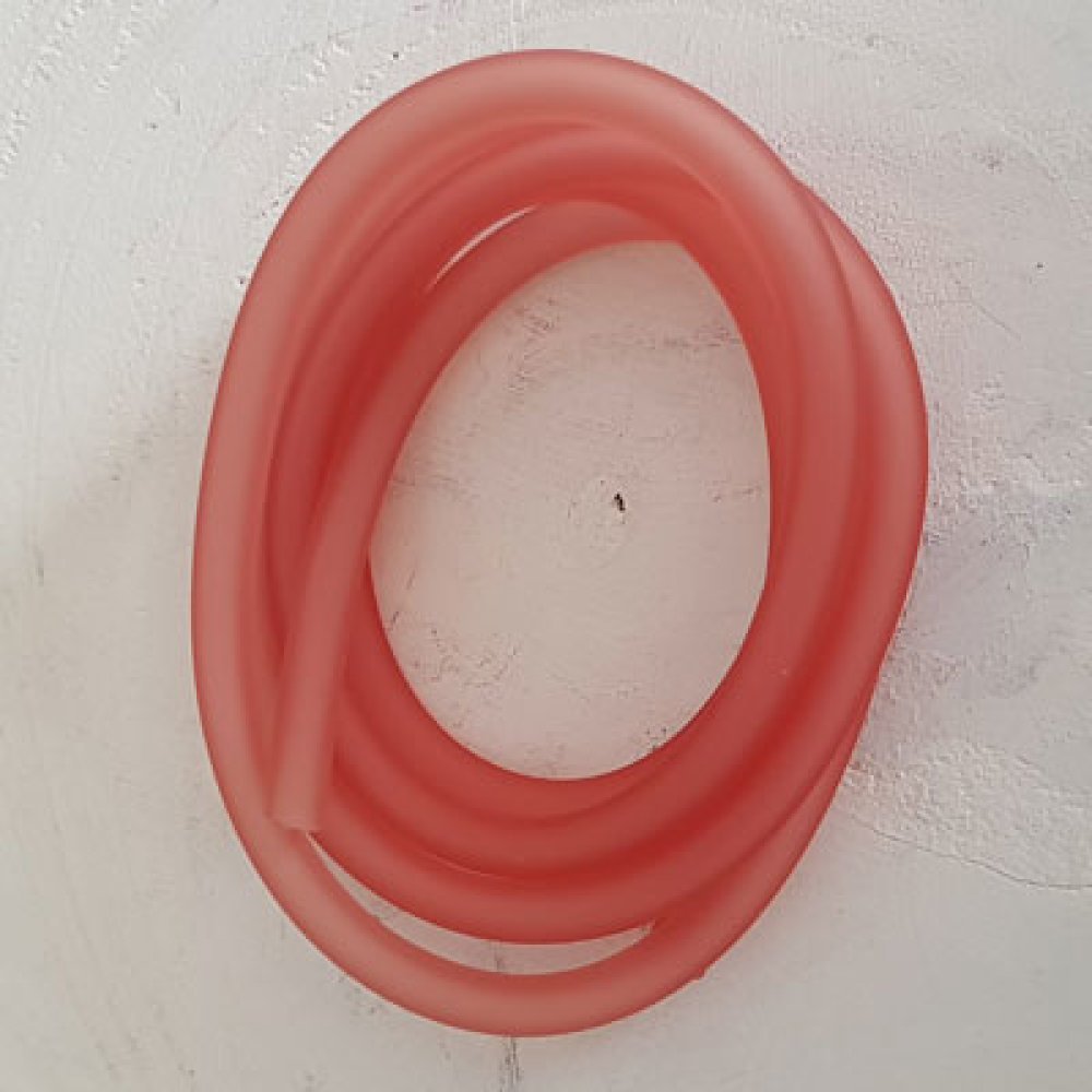 1 meter Pvc-hulsnor 6,5 mm lyserød 1 meter