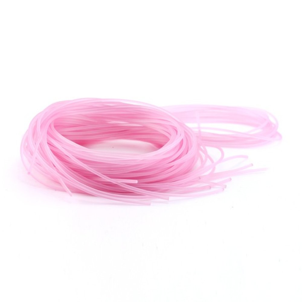 1 meter 1,5 mm violet lyserød PVC-tråd.