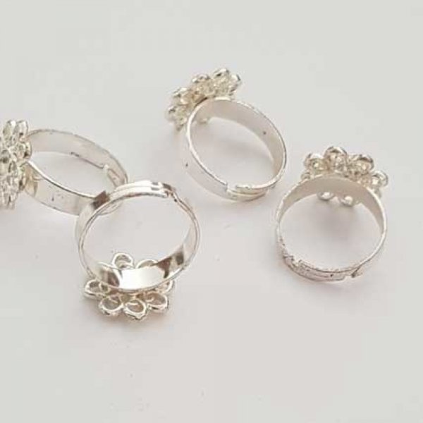 1 support bague fleur 4 mm N&deg;01