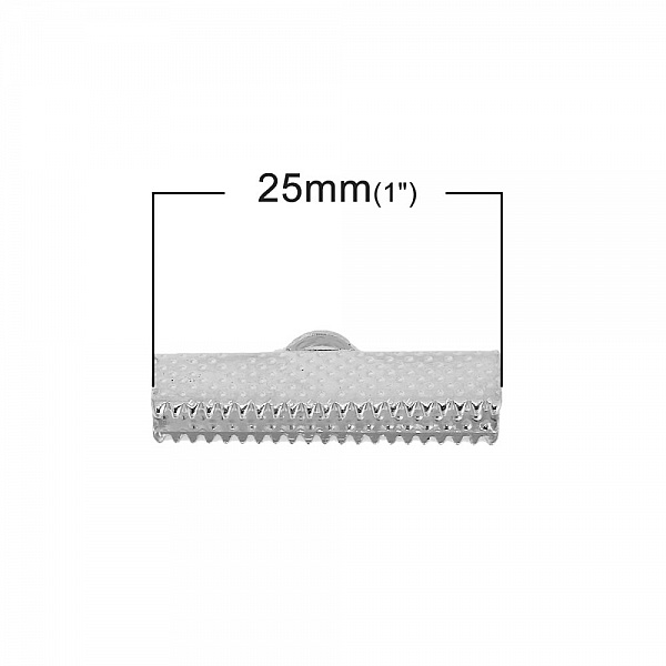 20 sp&aelig;nder 25 x 8 mm s&oslash;lv