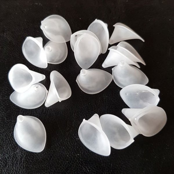 20 blomster Arums hvid lille