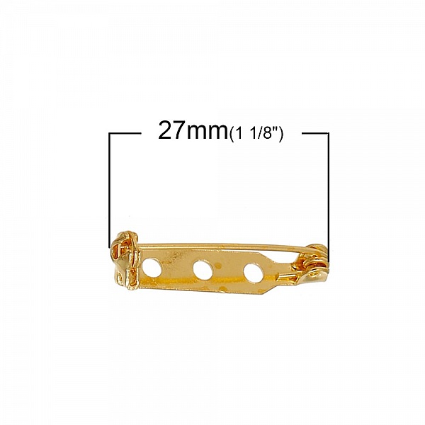 30 Spindelst&oslash;tter 27mm N&deg;01 Guld