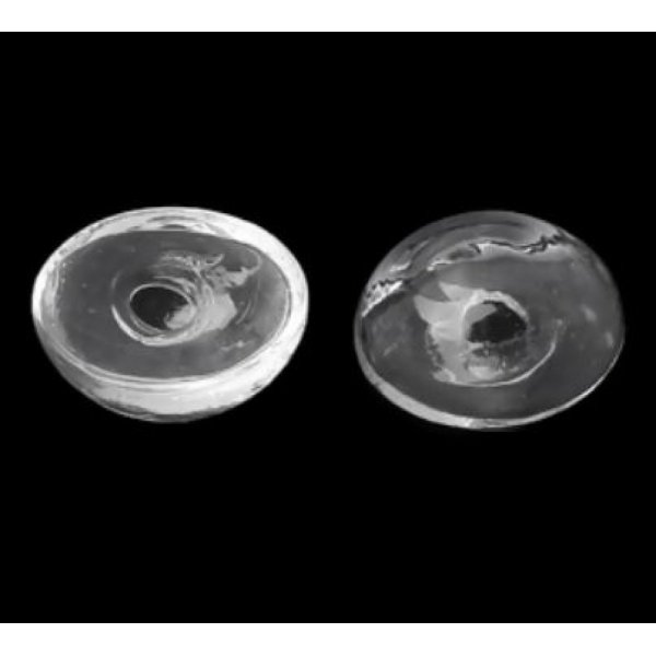 5 ovale glaskugler til at fylde