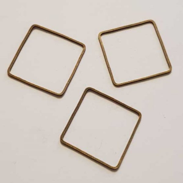 Anneau intercalaire m&eacute;tal argent&eacute; 053 Bronze