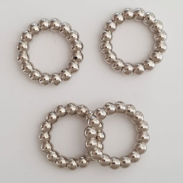 CCB t&oslash;rkl&aelig;de ringe med stort hul N&deg;56