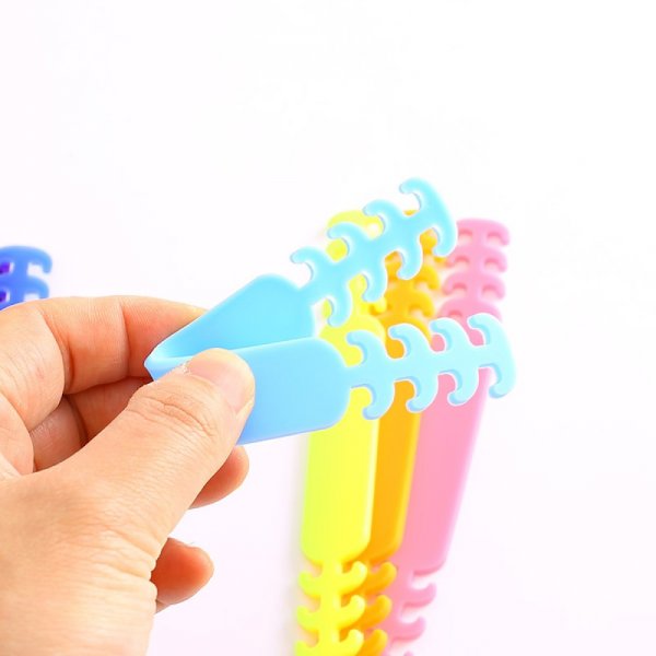 Elastisk strop 5 Justerbare &oslash;rebeskyttere til maske Violet