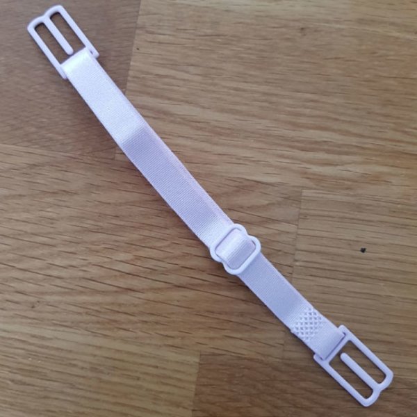 Elastisk rem Justerbar maskeforl&aelig;ngelse &Oslash;rekrog Hvid maskeforl&aelig;ngelse