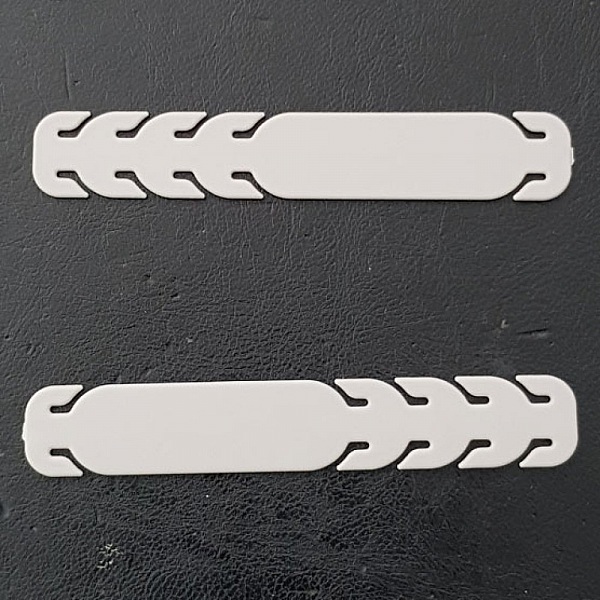 Elastisk strop Justerbar &oslash;rebeskytter til maske N&deg;02 Gr&aring;