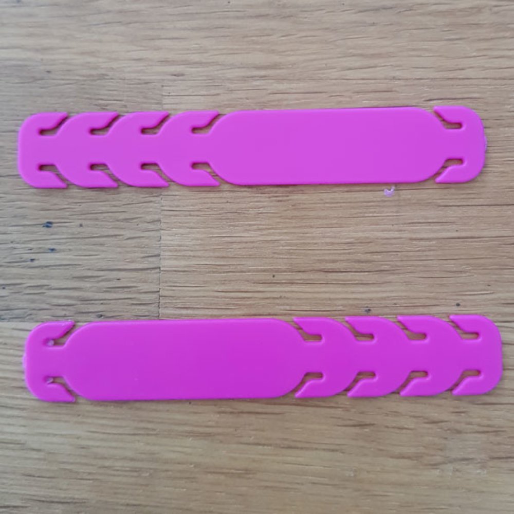 Elastisk strop Justerbar ørebeskytter til maske N°02 Fushia