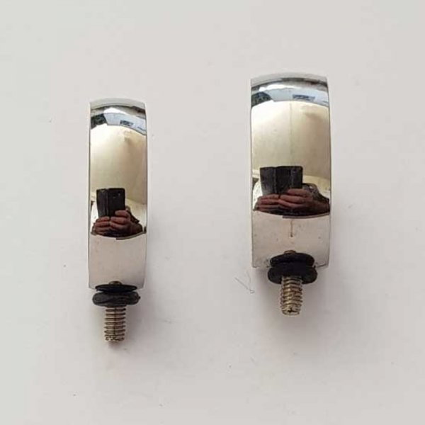 Bague Vis Modulable interchangeable acier inoxydable taille 19 anneau &eacute;pais