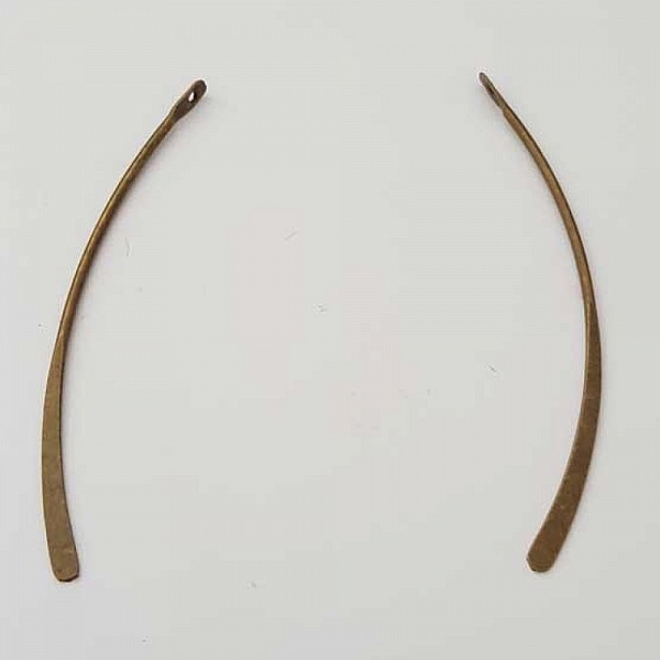 Bar buet metalstang s&oslash;lv 1 ring N&deg;01 bronze