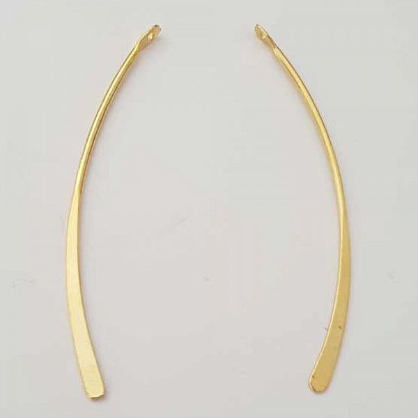 Bar buet metalstang s&oslash;lv 1 ring N&deg;01 guld