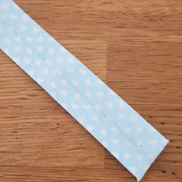 Sk&aelig;v Fancy hjerte alle tekstil 1 meter krave 01