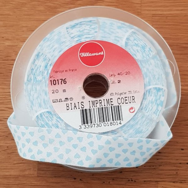 Sk&aelig;v Fancy hjerte alle tekstil 1 meter krave 02