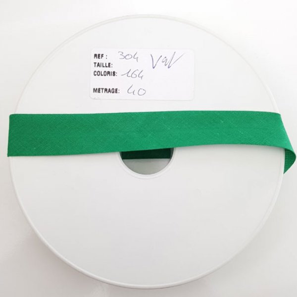 Forsp&aelig;ndt tekstil 1 meter krave 164 gr&oslash;n