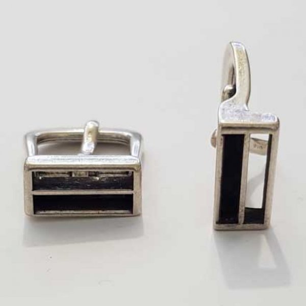 Boucle de ceinture Argent en Zamac N&deg;22 16mm