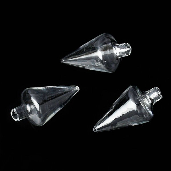 Glaskugler kegle 02 p&aring; 37mm 5 stk.