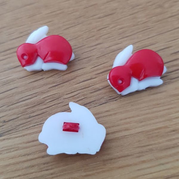 Knap med kanindesign til b&oslash;rn nr. 01