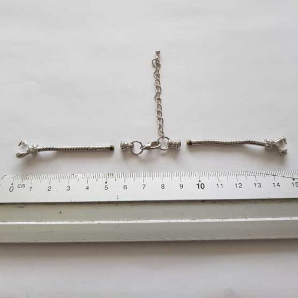 Europ&aelig;isk stil ur Dial k&aelig;de armb&aring;nd med karabinl&aring;s 6 X 7,5 cm