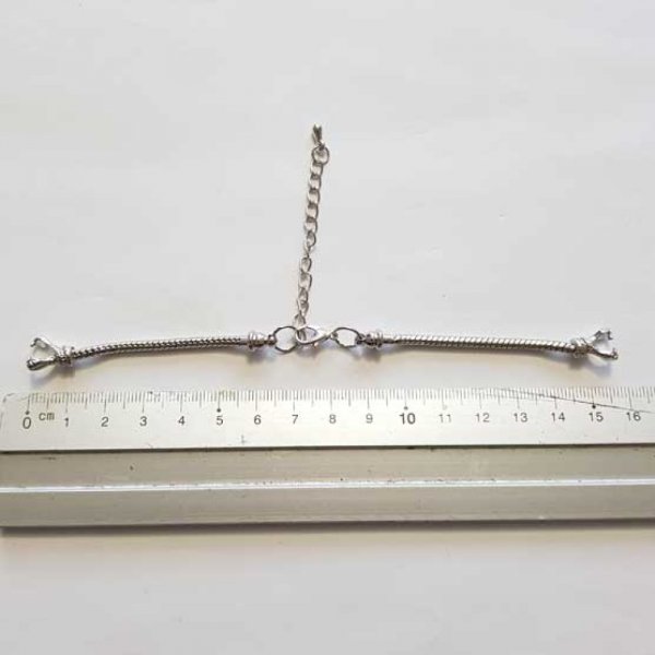 Europ&aelig;isk stil ur Dial k&aelig;de armb&aring;nd med karabinl&aring;s 7 X 8,5 Cm