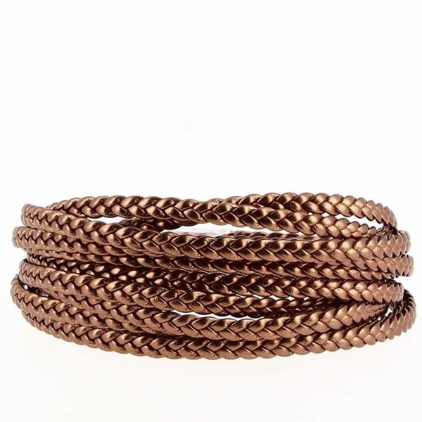 Europ&aelig;isk flettet Clip armb&aring;nd Plain 03 FRA 15 TIL 23 CM Antic