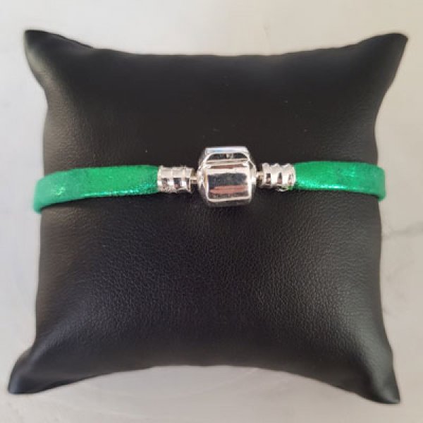 Europ&aelig;isk glat klip armb&aring;nd Uni 04 FRA 15 TIL 23 CM Lam&eacute;