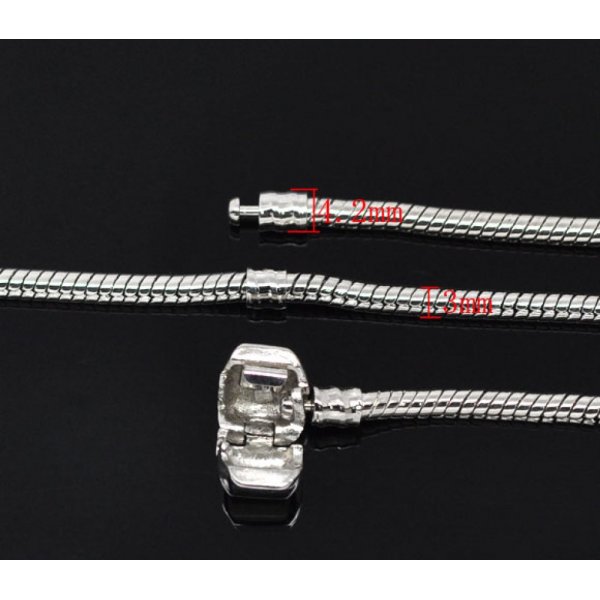 Europ&aelig;isk Clip armb&aring;nd 16cm glat l&aring;s