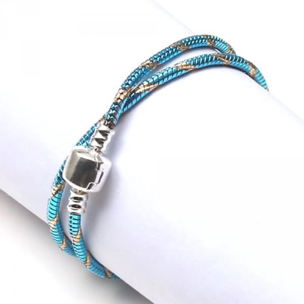 Europ&aelig;isk Clip Armb&aring;nd 19 cm glat l&aring;s N&deg;28-01