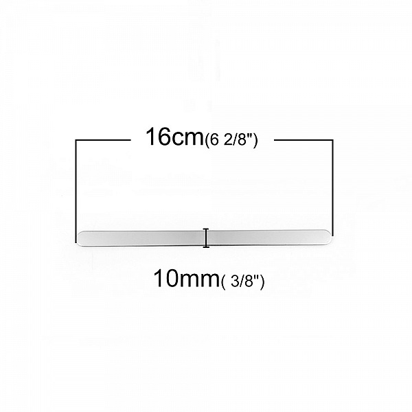 Rustfrit st&aring;l 10 mm manchet armb&aring;nd N&deg;05 til fold