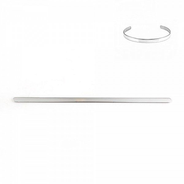 5 mm rustfrit st&aring;l manchet armb&aring;nd N&deg;06 til fold