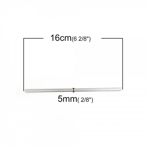 5 mm rustfrit st&aring;l manchet armb&aring;nd N&deg;06 til fold