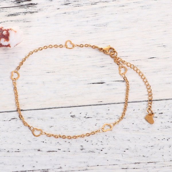 Armb&aring;nd N&deg;09 i 304 rustfrit st&aring;l, 23 cm