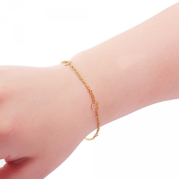 Armb&aring;nd N&deg;09 i 304 rustfrit st&aring;l, 23 cm