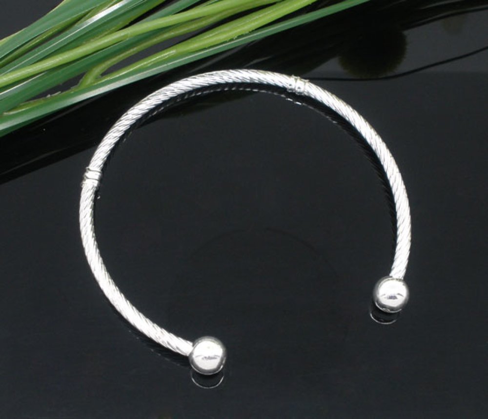 Bracelet Rigide N°06 Argent 19 cm