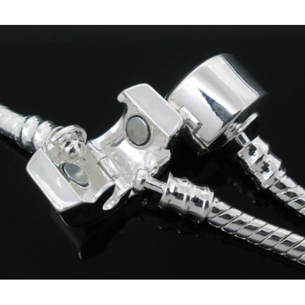 Europ&aelig;isk slange k&aelig;de armb&aring;nd 3 mm magnetiseret fra 17 til 23 cm