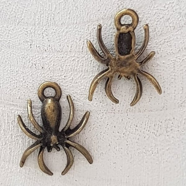 Spider charme N&deg;01 Bronze