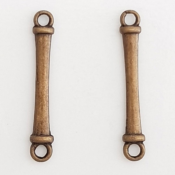 Charm Bar 2 ringe N&deg;05 Bronze